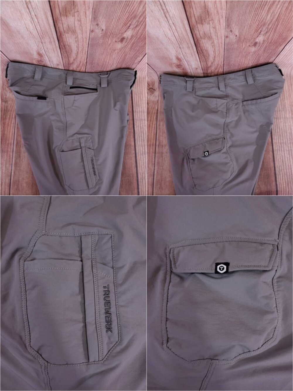 Truewerk T2 Werkpant Mens 42x30 Cargo Work Pants Utility Tactical Hiking Gray - Picture 4 of 15